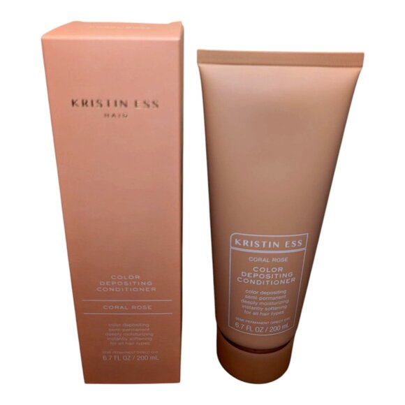 Kristin Ess Coral Rose Color Depositing Conditioner, 6.7 Fl. Oz - Picture 1 of 7